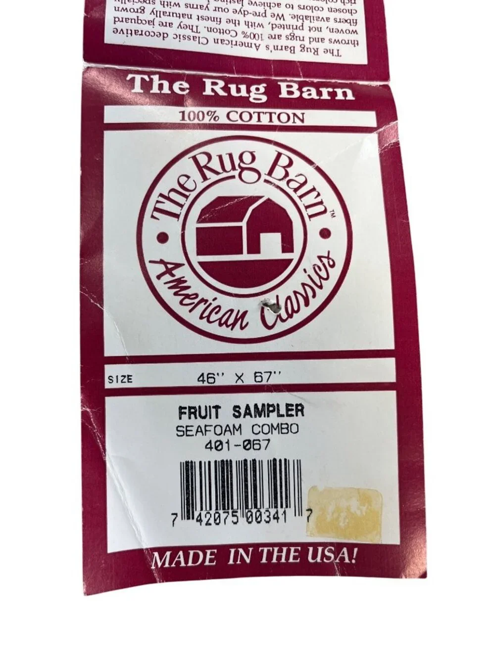 The Rug Barn Fruit Sampler Throw Blanket 46